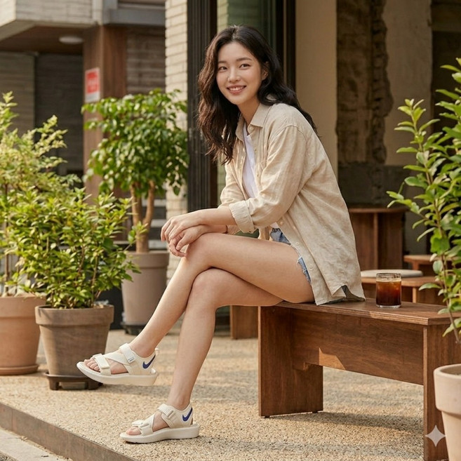 나이키 우먼스 비스타 샌들 여성용 DJ6607-003 (팬텀/미드나이트 네이비)