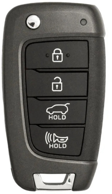 그랜져IG 폴딩키 차키 리모컨 스마트키 수리용 교체 케이스, 4버튼IG폴딩타입(PCB없음)