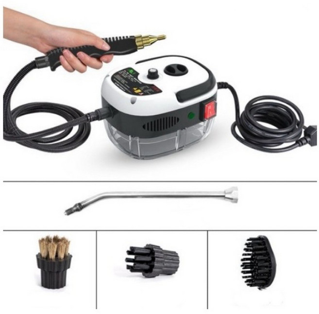 多功能高壓蒸氣清潔機 廚房油污清潔神器 高溫消毒殺菌 家用清潔必備, 1個, Manual機械110V電壓