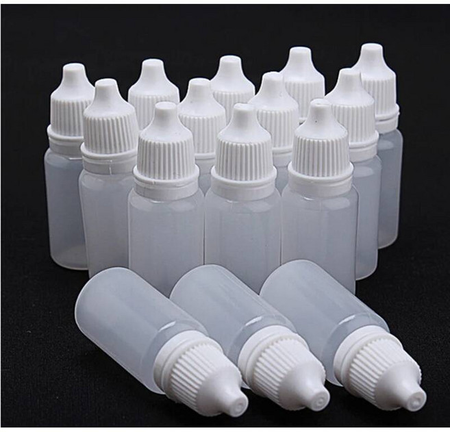빈병 100/PCS 10ml 빈 플라스틱 짤 수 있는 점 적기 병 눈 액체 점안액 용기 상자 [호환], 25PCS