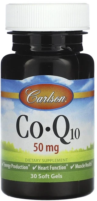 칼슨 코큐텐 50mg Carlson CoQ10 50 mg 30정, 1개 - 쿠팡