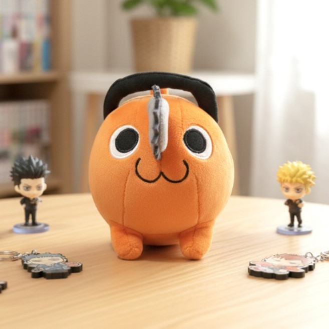 체인소맨 포치타 6인치 캐릭터 봉제인형 인테리어 소품