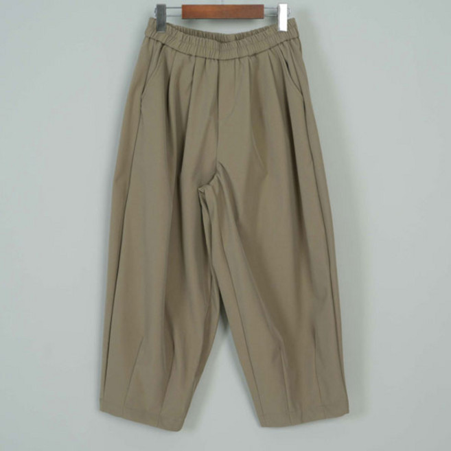 벅시루 펌킨 융기모 본딩 스판 통통녀 데일리 겨울 여성 밴딩 배기 9912