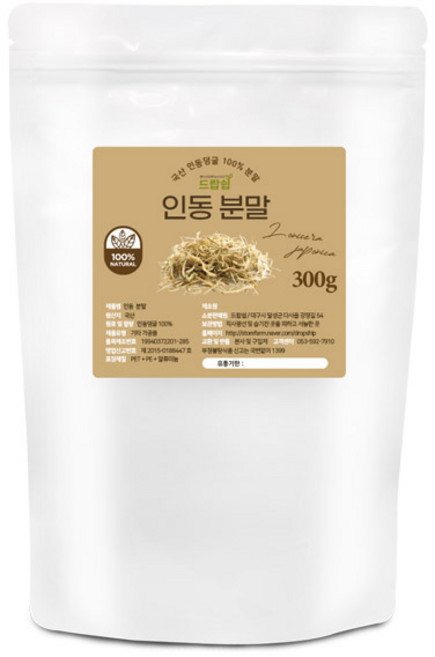 인동 분말(국산) 300g 인동 가루 선식 건강 한방 차 요리, 1개