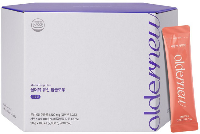 [본사공식몰] 올더뮤 뮤신 딥글로우 자두맛, 10박스, 10회분