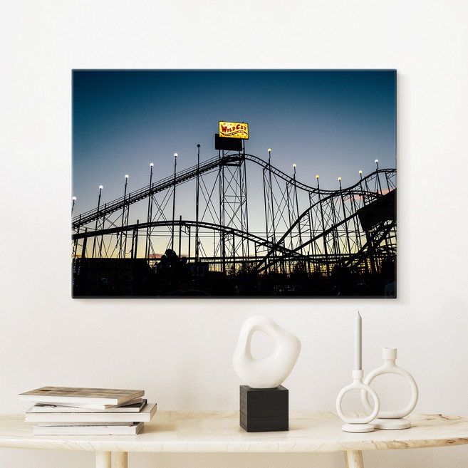 더 아트 컴퍼니 유럽 풍경 플레이스 빈티지 오브제 여행 사진 그림 인테리어 액자 포스터 100종_Part 2 1-50, 47. Amusement Park