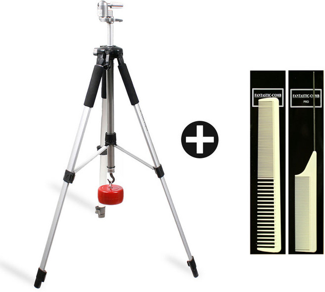 미용삼각대 삼각 스탠드 마네킹홀더 에이플러스 (원터치형), 1개, 없음