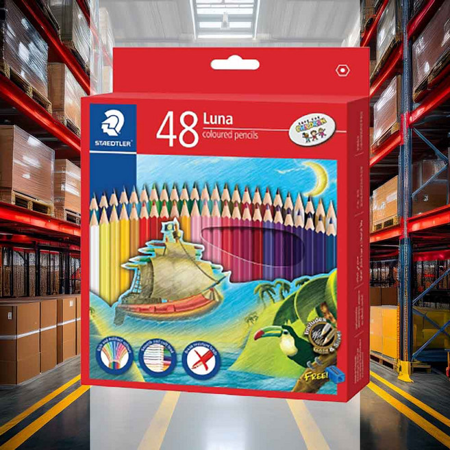 색연필 48색 3개입 연필색연필 미술수업 화방 그림도구 일러스트 그림색칠