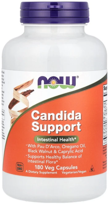 나우푸드 칸디다 서포트 베지 캡슐 180정, 1개 - 쿠팡