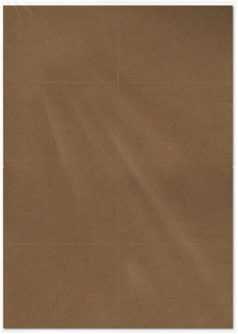 MoNo726 라벨지 크라프트지 스티커 A4 다크 컬러 전지라벨 100장 세트 29IHRG344, 1팩, 8칸