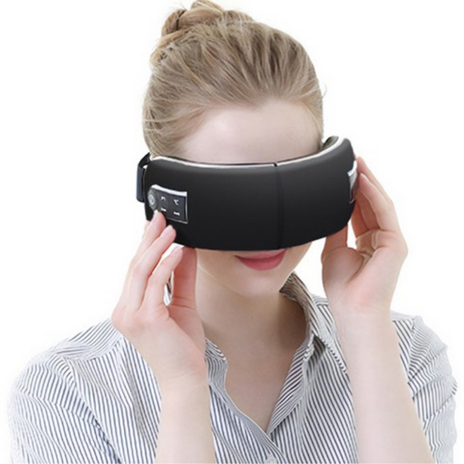 제스파 아이코어 무선 눈 마사지기 ZP230B, ZP2370B, 블랙