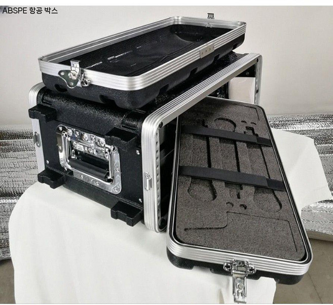 믹서랙케이스 4u 무대 음향장비 증폭기 보관함 콘솔 수납박스, 2. 4U310(코튼 1개 네트 1개), 03.C, 1개