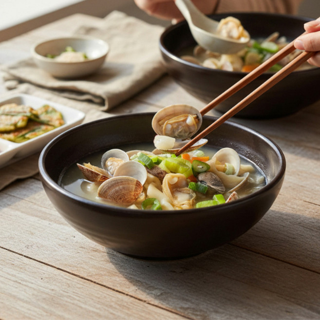 [옹기종기] 면기(낮은형) 비빔기 우동기 삼계탕 우동 그릇 면기
