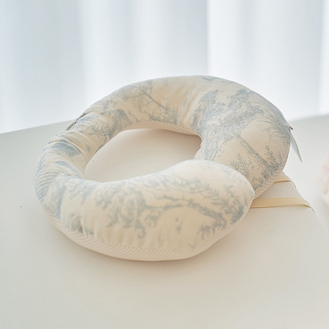 마롤로뜨 뜨왈드주이 아기 목쿠션 사계절 목베개, 블루_뜨왈 목쿠션