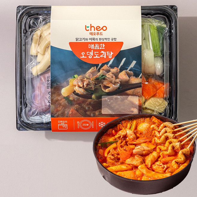 테오푸드 오뎅도리탕 닭도리탕 닭볶음탕 밀키트1.2kg, 1.2kg, 1개