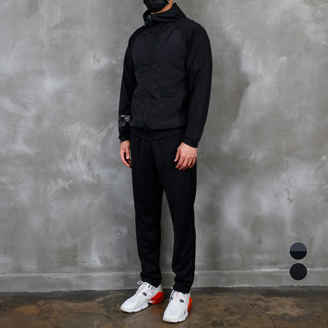 콘피아르 남성용 더클랜 후드집업 트레이닝 세트 TCSU15