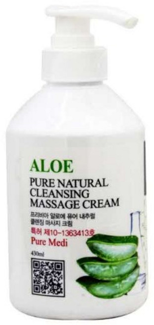 프리비아 알로에 퓨어 클렌징 마사지크림 430ml, 1개