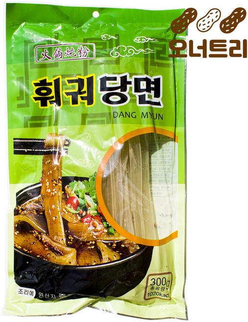 대화 훠궈 당면 중국 납작 감자 당면 샤브샤브 마라탕 재료 사리, 300g, 1개