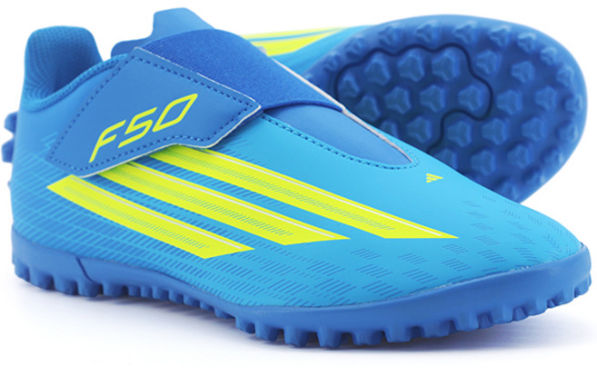 아디다스 F50 키즈 주니어용 벨크로 축구화 풋살화 인조잔디/맨땅용