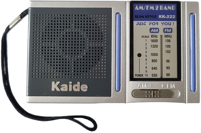 KAIDE 휴대용 미니 라디오 / 효도 FM 단파 주방 스피커, KAIDE라디오