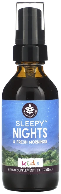 수면에아주좋습니다 WishGarden Herbs 어린이용 슬리피 나잇 & 프레시 모닝 59ml(2fl oz) 최고의제품, WishGardenHerbs어린이용슬리피나잇프레시모닝5, 1개, 59ml - 쿠팡