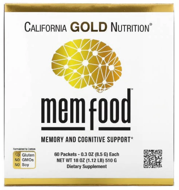 캘리포니아 골드 뉴트리션 California Gold Nutrition MEM FOOD 8.5g 60개입, 2kg, 1개 - 쿠팡