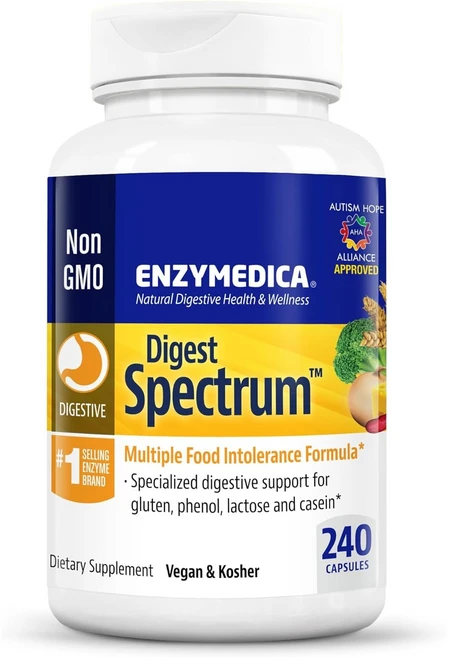 엔자이메디카 다이제스트 스펙트럼 240 캡슐, 240정, 1개 - 쿠팡