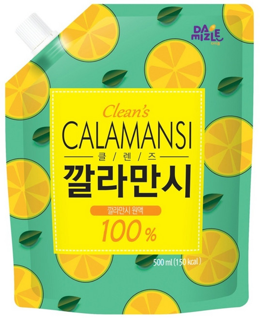 다미즐 클렌즈 깔라만시 농축액 파우치, 500ml, 1개