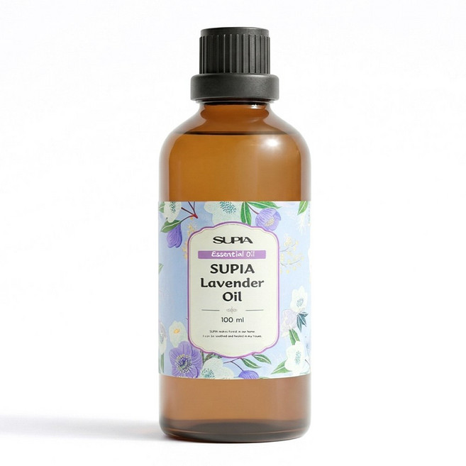 수피아 100% 천연 아로마 에센셜 오일, 100ml, 1개, 라벤더
