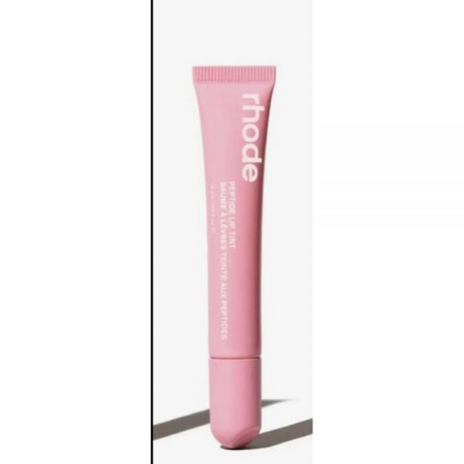 미국출고 평점4.5+ 171042 Rhode 글로스 펩타이드 립 틴트 시어 컬러 하이드레이팅 피니시 0.3온스/10ml, 리본 시어 핑크