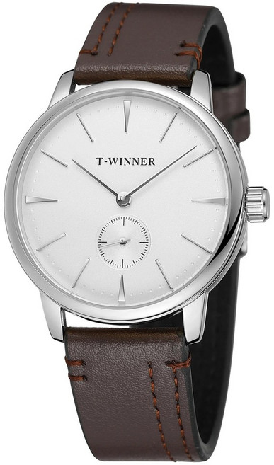 손목시계 패션시계 남성용 가죽밴드 캐주얼 심플 기계식