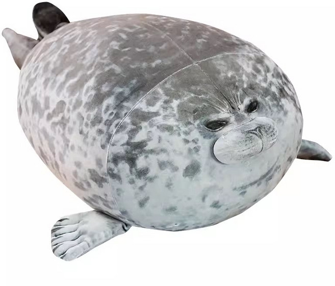 물개 인형 30cm 40cm 60cm 다양한 크기 부드러운 동물 장식 소품 쿠션, 80cm, A