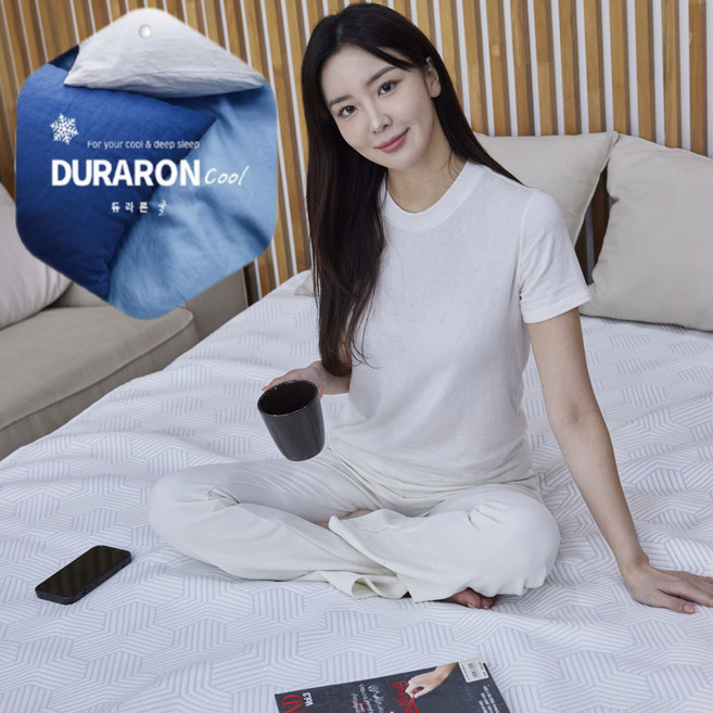 와우팡 듀라론 슈퍼싱글 110x200 냉감패드 쿨매트 시원한여름 아이스침대 쇼파거실, 3 베개 중형 1개(50x70)