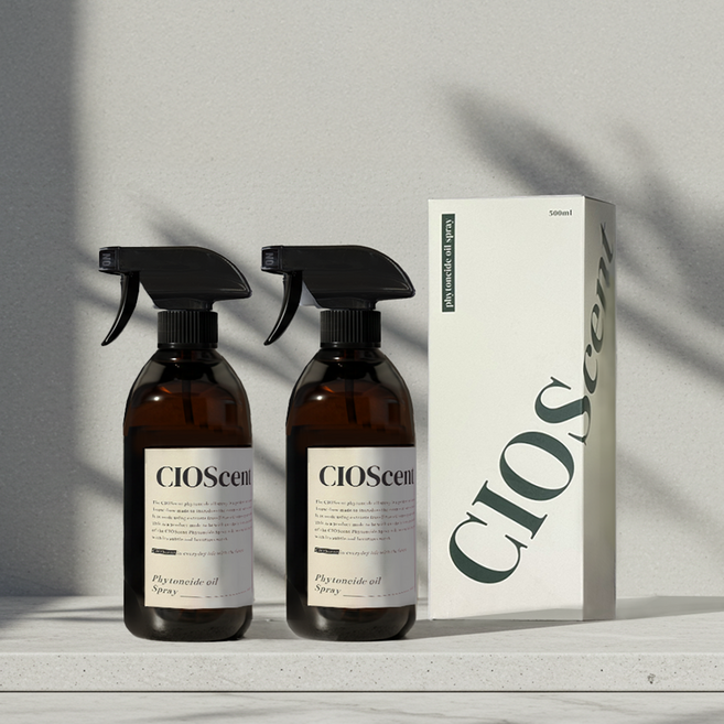 신상품 [씨오센트] 편백수 피톤치드 원액 스프레이, 2개, 500ml
