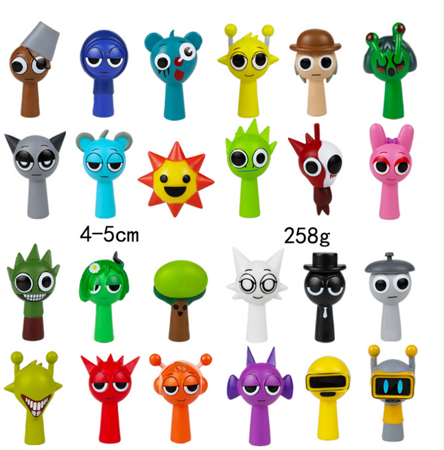 스프런키 피규어 24종 세트, 1세트