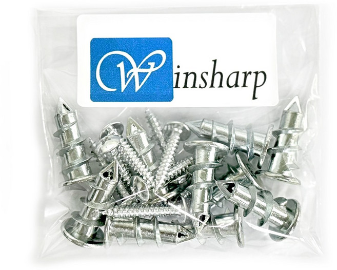 윈샵 석고 보드용 천공 앙카 세트, 10개