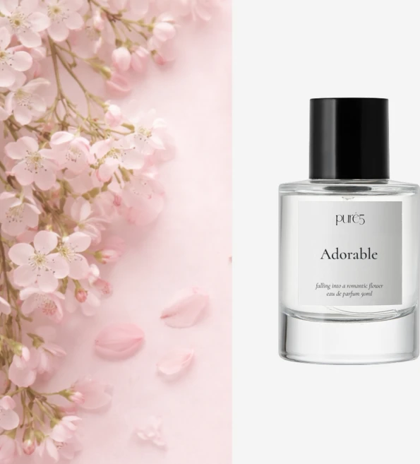PURE5 로맨틱한 로즈 플로럴 데이트 향수 ADORABLE, 1개, 18ml - 쿠팡