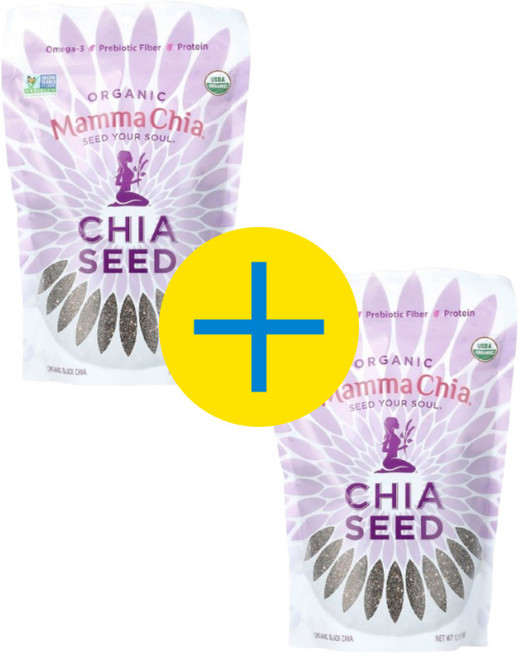 마마 맘마 오가닉 치아씨드 유기농 치아 씨 340g 2개 Mamma Chia