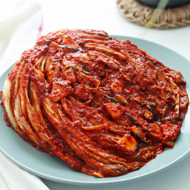 [매콤달콤아삭 전라도 보쌈김치] 100%국산 천연재료로 담근 맛있는 별미김치, 1개, 3kg