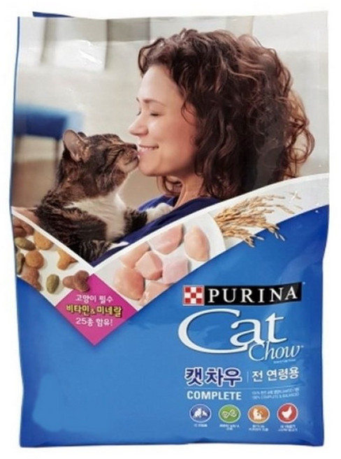 퓨리나 전연령용 캣차우 컴플리트 고양이 건식사료, 면역/항산화, 6.75kg, 1개