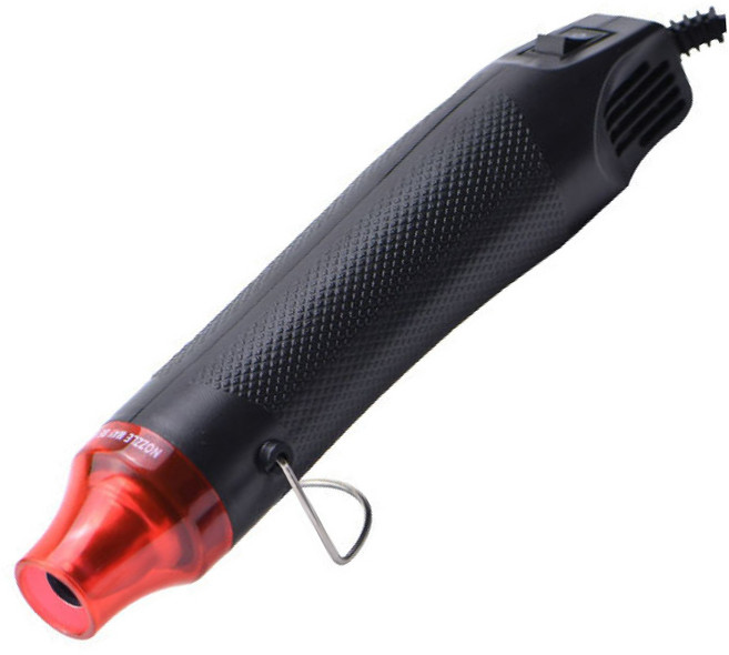 手持式熱風槍 輕巧便攜 快速加熱 多功能DIY手工藝電子維修工具, 沉穩黑, 1個