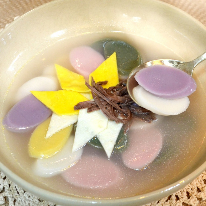 양주골호랑떡 우리쌀 옛날 오색 떡국떡, 1개, 1kg