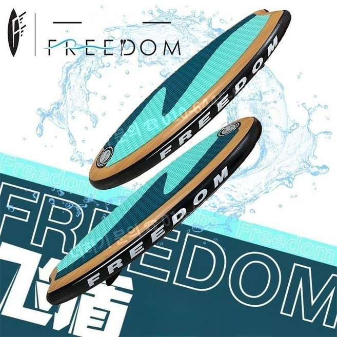 공기주입식 숏 서핑 보드 SUP 미니 플로팅 패들 서프 바디 보드 접이식 미니 초경량, 옵션1 기본구성 블루앤그레이 + 원꼬리핀