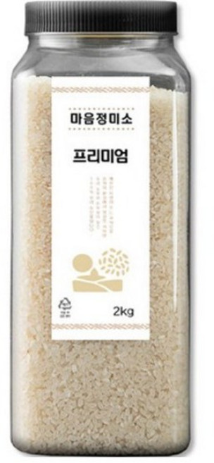 마음정미소 프리미엄 백미, 2kg, 1개, 특등급