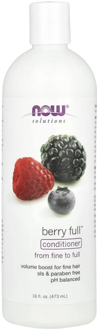 NOW Foods Solutions Berry Full 컨디셔너 가는 모발을 풍성한 모발로 473ml(16fl oz), NOWFoodsSolutionsBerryFull컨디셔너, 1개, 473ml - 쿠팡