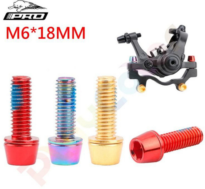 IIIPRO【大號】M6 不鏽鋼 螺絲 M6*18mm 帶墊片 螺絲 龍頭螺絲【IIIPROM6】, 1個, 炫彩(大)