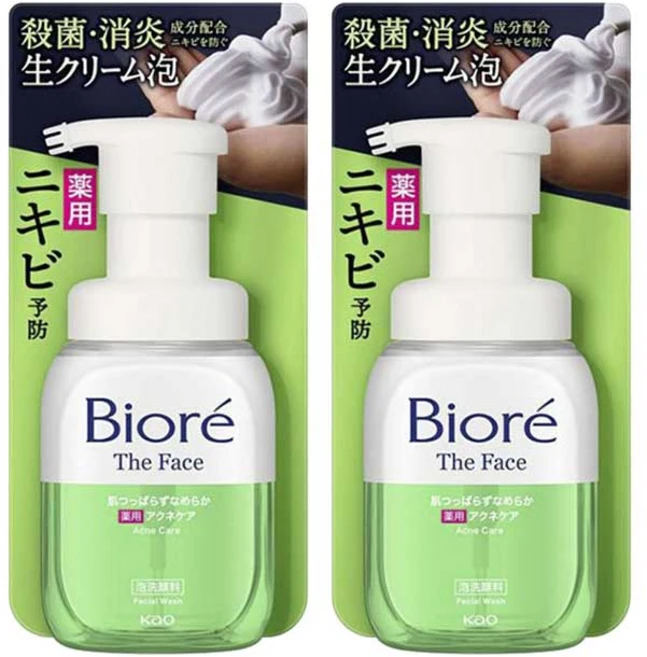 비오레 더 페이스 아크네 케어 페이셜 워시, 200ml, 2개 - 쿠팡