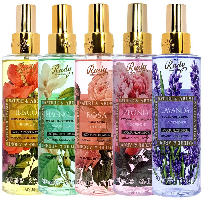루디프로푸미/이탈리아 프리미엄 샤워코롱 바디향수 바디코롱 바디미스트 200ml 5종, 히비스커스, 1개