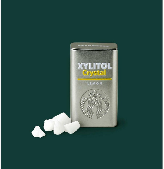 [스타벅스] 자일리톨 캔디 크리스탈, 레몬, 1개, 28g