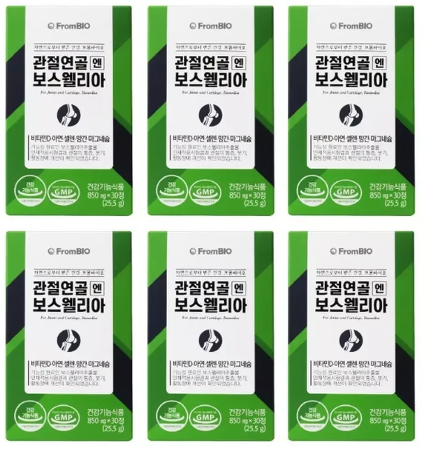 관절 연골 가루 이병헌 캡슐 6개 MJ, 1개, 30정